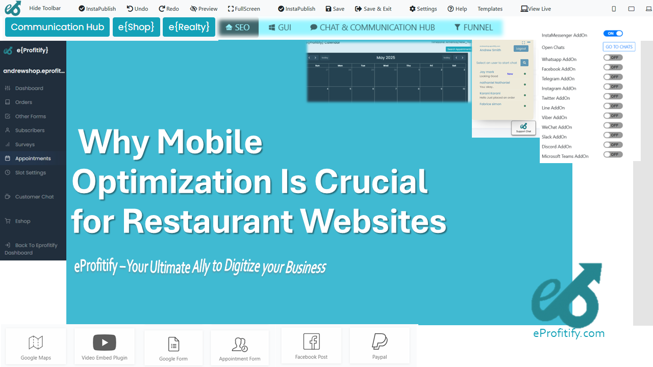 Why Mobile Optimization Is Crucial for Restaurant Websites